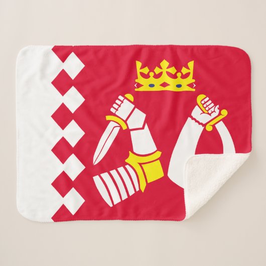 北カレリア国旗 シェルパブランケット (正面(横))