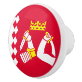 北カレリア国旗 セラミックノブ (右)