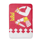 北カレリア国旗 バスマット (正面縦)