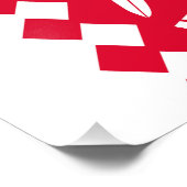 北カレリア国旗 フォトプリント            (角)