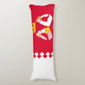 北カレリア国旗 ボディピロー (正面縦)