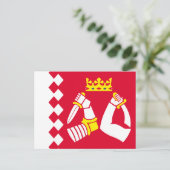 北カレリア国旗 ポストカード (スタンド正面)