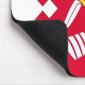 北カレリア国旗 マウスパッド (コーナー)