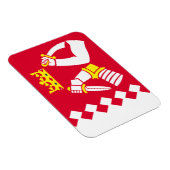 北カレリア国旗 マグネット (右側)