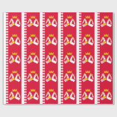 北カレリア国旗 ラッピングペーパー (フラット)