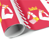 北カレリア国旗 ラッピングペーパー (ロールコーナー)