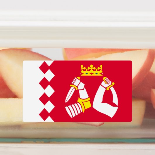 北カレリア国旗 ラベル (貼付)