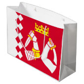 北カレリア国旗 ラージペーパーバッグ (裏面アングル)