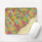 北カロライナと南カロライナ、ジョージアの地図 マウスパッド (マウス)