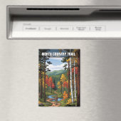 北カントリーのトレイルのハイキング旅行 マグネット (インサイチュ (食洗機))