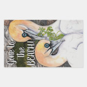 北ガネット 長方形シール (正面)