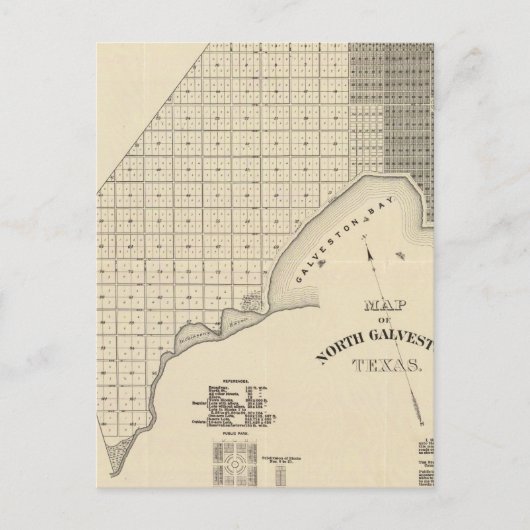 北ガルベストン ポストカード (正面)