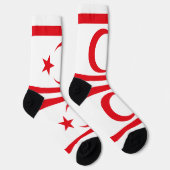 北キプロスの旗 ソックス (右)