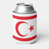 北キプロスの旗 缶クーラー (缶裏面)