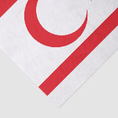 北キプロスの旗 薄葉紙 (詳細)