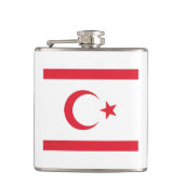 北キプロス共和国国旗の紋章 フラスク (正面)