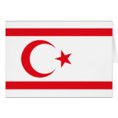 北キプロス国旗 (正面横)