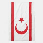 北キプロス国旗 キッチンタオル (縦)