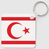 北キプロス国旗 キーホルダー (裏面)