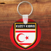 北キプロス国旗 キーホルダー (正面)