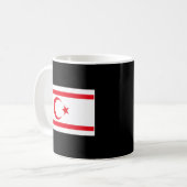 北キプロス国旗 コーヒーマグカップ (正面左)