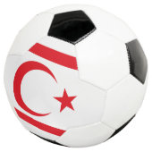 北キプロス国旗 サッカーボール (3/4)