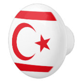 北キプロス国旗 セラミックノブ (右)