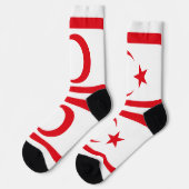 北キプロス国旗 ソックス (左)