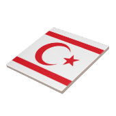 北キプロス国旗 タイル (側面)