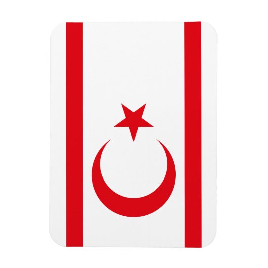 北キプロス国旗 マグネット (縦)