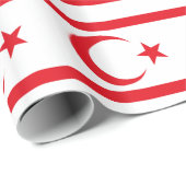 北キプロス国旗 ラッピングペーパー (ロールコーナー)