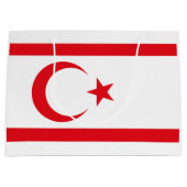 北キプロス国旗 ラージペーパーバッグ (正面)