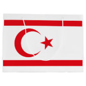 北キプロス国旗 ラージペーパーバッグ (裏面)