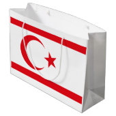 北キプロス国旗 ラージペーパーバッグ (裏面アングル)