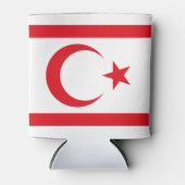 北キプロス国旗 缶クーラー (正面)