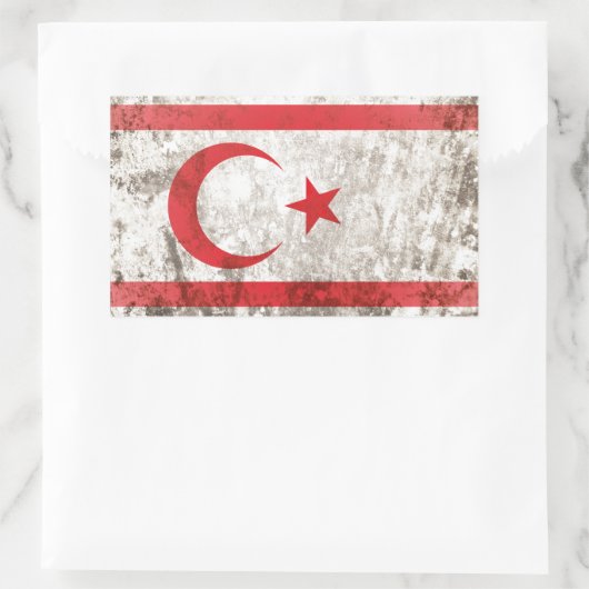 北キプロス 長方形シール (バッグ)