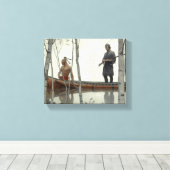 北キリストによるモヒカンの最後 キャンバスプリント (インサイチュ (ウッドフロア))