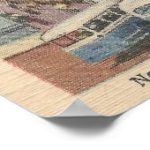 北クイーン通りからペンスクエアランカスターPA ポスター (角)