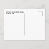 北クレーターのフロートレイル、モノリス ポストカード (裏面)