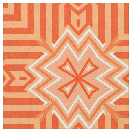 北クロスオレンジ ファブリック (クローズアップ)