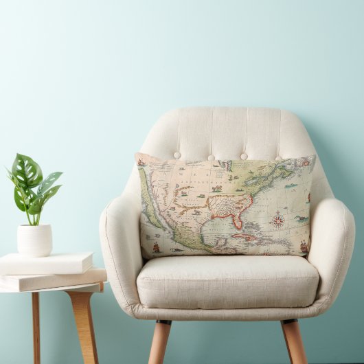 北クールアメリカの旧ヴィンテージ図鑑 ランバークッション (椅子)