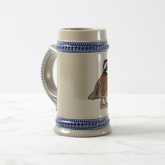 北コリンウズラ ビールジョッキ (正面左)