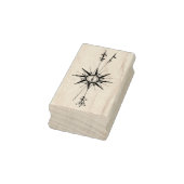 北コンパス矢印ヴィンテージラバーアートスタンプ ラバースタンプ (スタンプ)