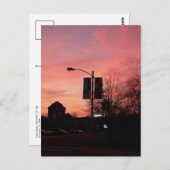 北サンセットをループ ポストカード (正面/裏面)