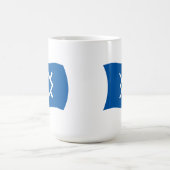 北シェイン国旗のマグカップ コーヒーマグカップ (中央)