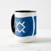 北シェイン国旗のマグカップ マグカップ (正面左)
