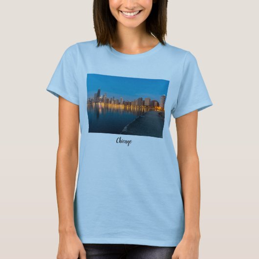 北シカゴ市街Tシャツ Tシャツ (正面)