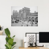 北ターミナル駅 ポスター (ホームオフィス)