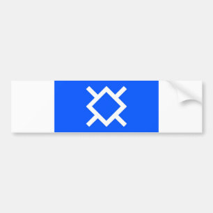 北チェイエンヌ民族国旗アメリカ先住民 バンパーステッカー