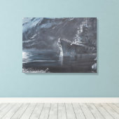 北ティルピッツノルウェーの唯一の女王1944 キャンバスプリント (インサイチュ (ウッドフロア))